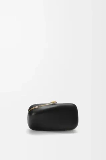 Loewe Клатч Minaudiere из кожи ягненка наппа, черный