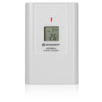Настенные часы (погодная станция)  Bresser ClimaTemp JC LCD, серебристая