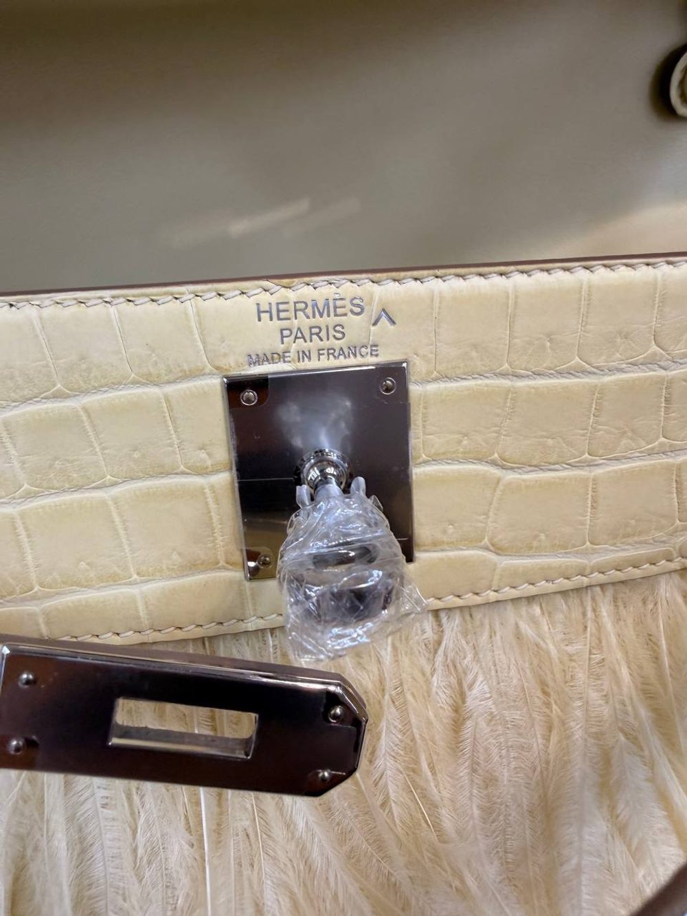 Сумка Hermes Kelly Elan из кожи Porosus