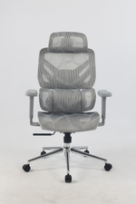 Кресло офисное TopChairs Structo серая сетка