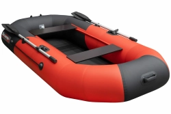 Лодка Таймень NX 270, 2700*1300*360 мм., цвет красный - черный