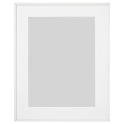 IKEA LOMVIKEN  (ИКЕА ЛОМВИКЕН)  -  Рамка - белая 40x50 см