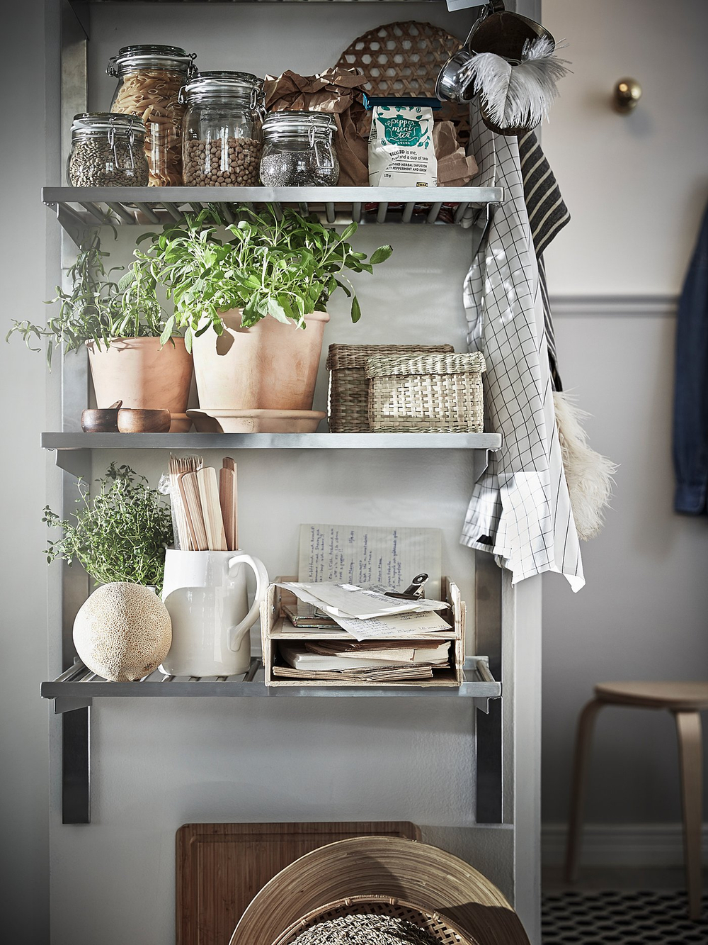 IKEA MUSKOTBLOMMA  (ИКЕА МУСКОТБЛОММА)  -  Горшок с поддоном - для дома/улицы терракота 15 см