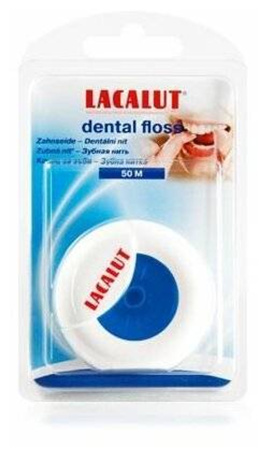 Зубная нить LACALUT dental floss 50 м