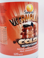 Мультивитамины SANA-SOL в форме мишек жевательные со вкусом колы, 120 шт., 240 г (из Финляндии)