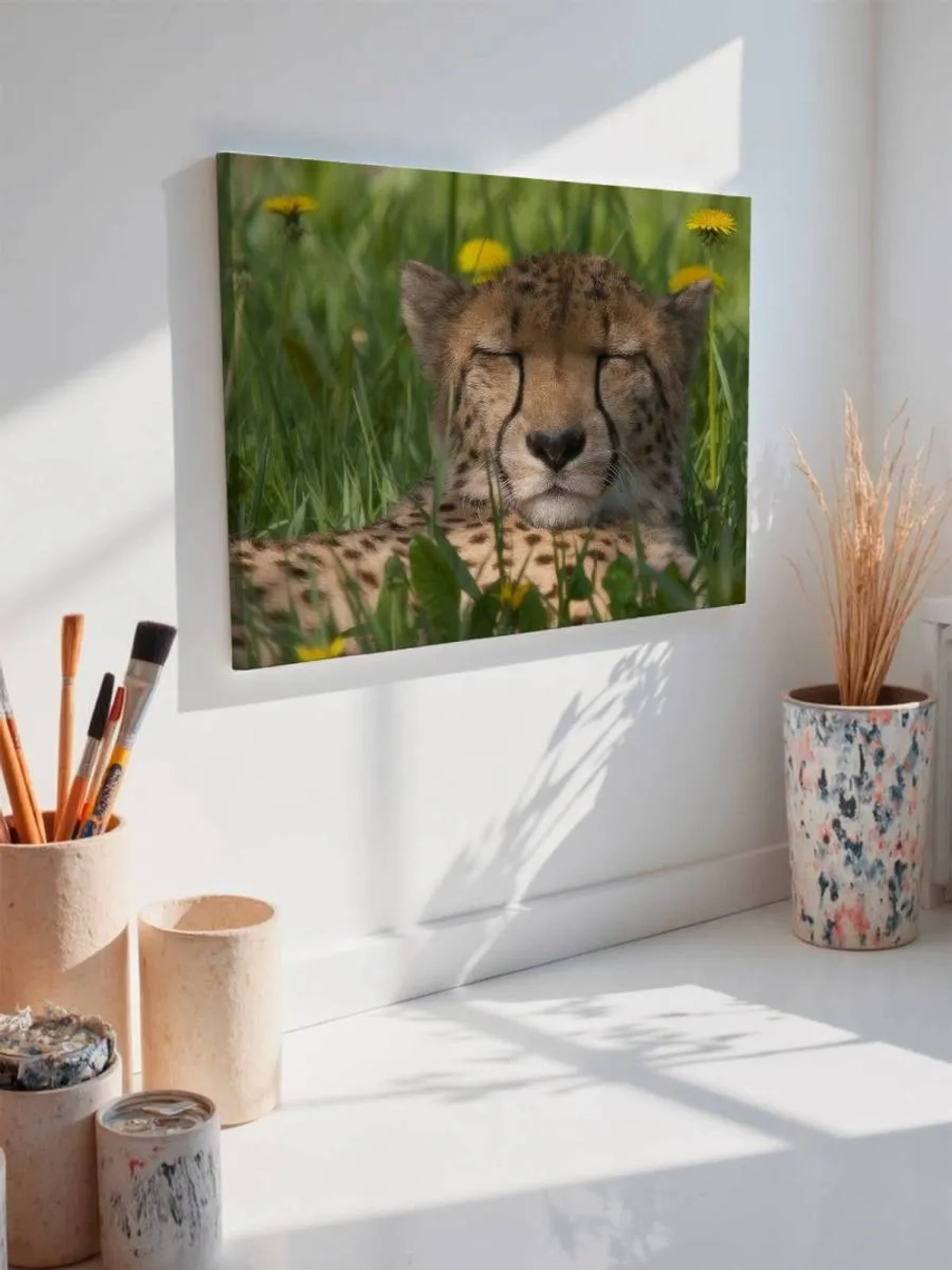Картина на стену 40 X 50 Гепард