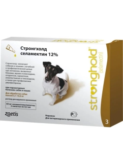 Стронгхолд 0,5мл 60мг для собак 5,1кг-10кг
