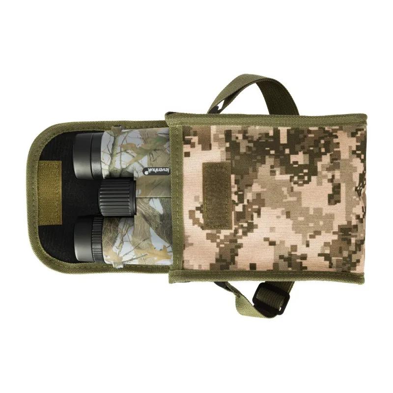 Бинокль Levenhuk Camo Grass 10x42 с сеткой - в чехле защитного цвета