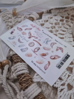 Lucky Rose Слайдеры наклейки для ногтей Foil 131