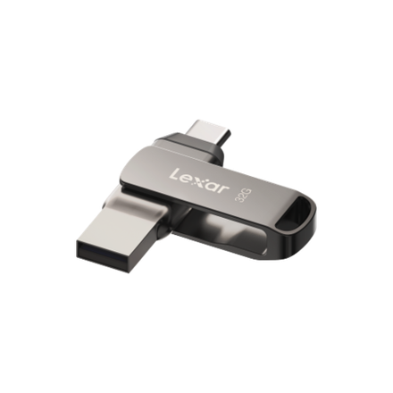 Флеш-накопитель Lexar JumpDrive Dual Drive D400 32GB, USB 3.1 Gen1 Type-C, R 100МБ/с