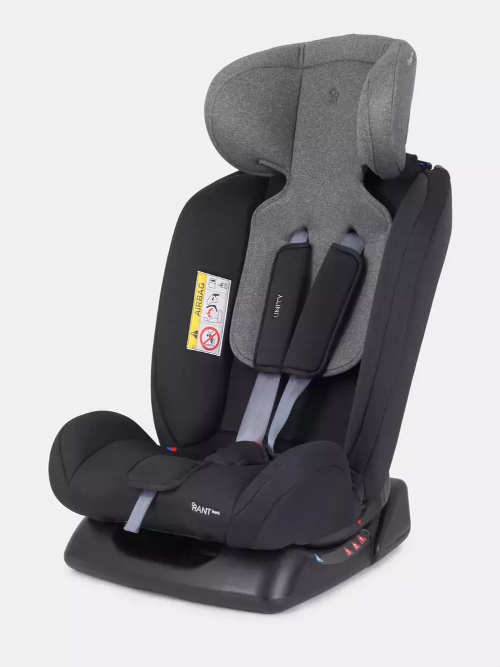 Автокресло ZY26 "Unity" RANT basic (Grey) группа 0+-1-2-3 (0-36 кг)