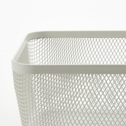 IKEA 365+  (ИКЕА 365+)  -  Корзина для продуктов - металл/белый 30x20x11 см