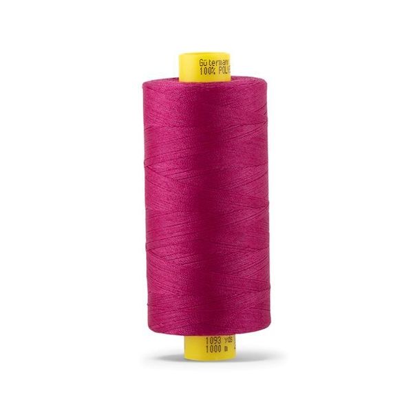 Нитка Gutermann Mara 120 (1000 метров), 1 кат., универсальная | 247 фуксия