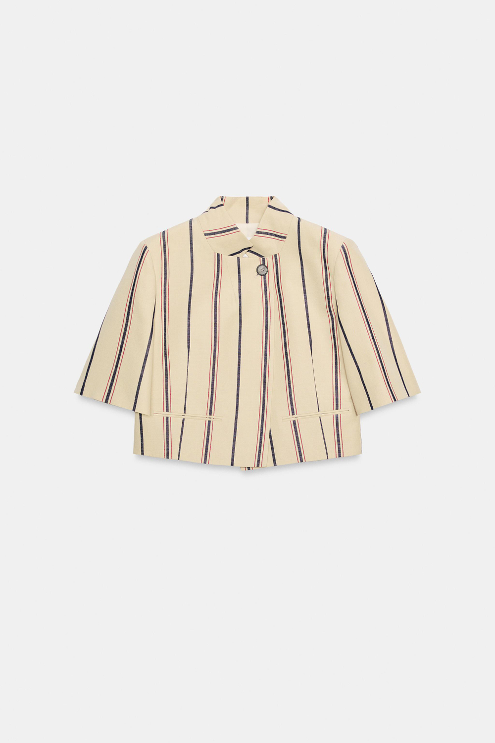 УКОРОЧЕННЫЙ БЛЕЙЗЕР В ПОЛОСКУ — ZW COLLECTION — ZARA