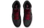 Jordan 1 Retro High Black Satin Gym Red Black GS