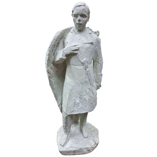 Динес Ю. С. Лермонтов М. Ю. Оригинальная модель. Гипс, формовка. 1965
