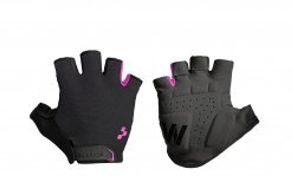 Перчатки женские CUBE Natural Fit WS Gloves SF blackґnґpink M(7) cube11958