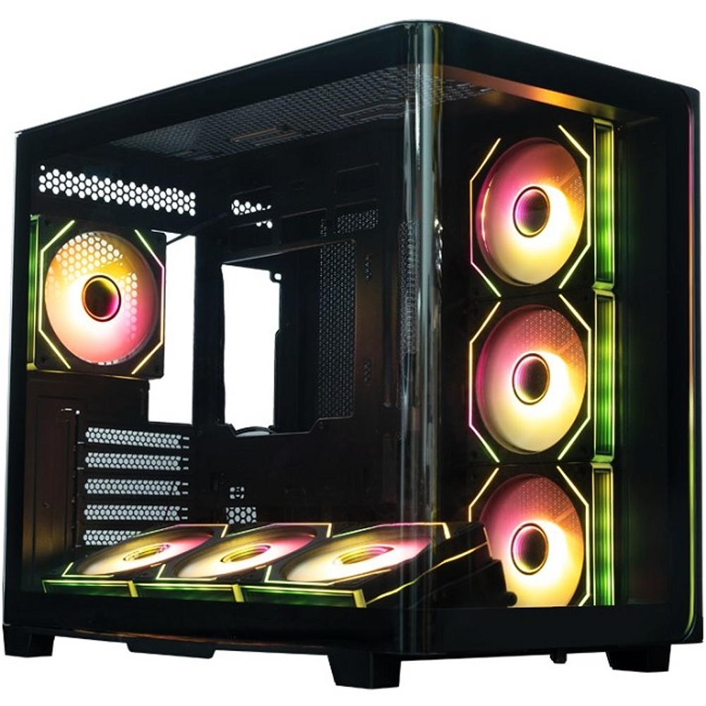 Корпус Midi-Tower XASTRA QR600 7ARGB C10-UC LED Strip ARGB Black (QR600-7FM12A-C10-UC)