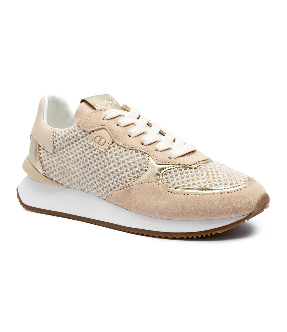Кроссовки RUNNING IN TESSUTO TWINSET - бежевый(241TCT098)