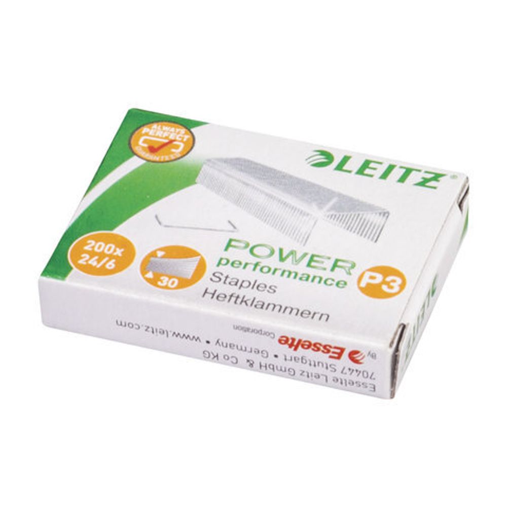 Степлер №24/6, 26/6 LEITZ "New NeXXt", до 25 листов, с антистеплером, черный, 55010095