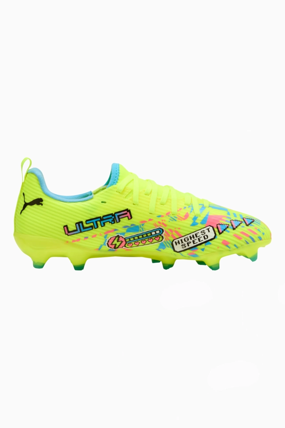 Бутсы Puma Ultra Nitro 7 Match FG/AG Junior - зеленый