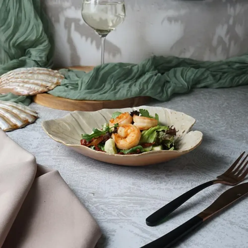 Блюдо для подачи 23*19 см h4,5 см 225 мл емкость для закусок Pearl Leaf Frutti di Mare P.L. [4]