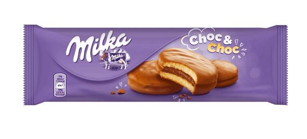 Бисквит Милка 150гр  Choc Сhoc  (12)