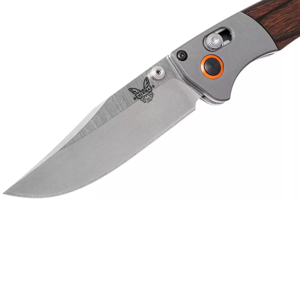 Нож складной Benchmade Mini Crooked River Wood