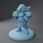 Миниатюры Девушки гоблины 32мм 75мм 100мм goblin girl