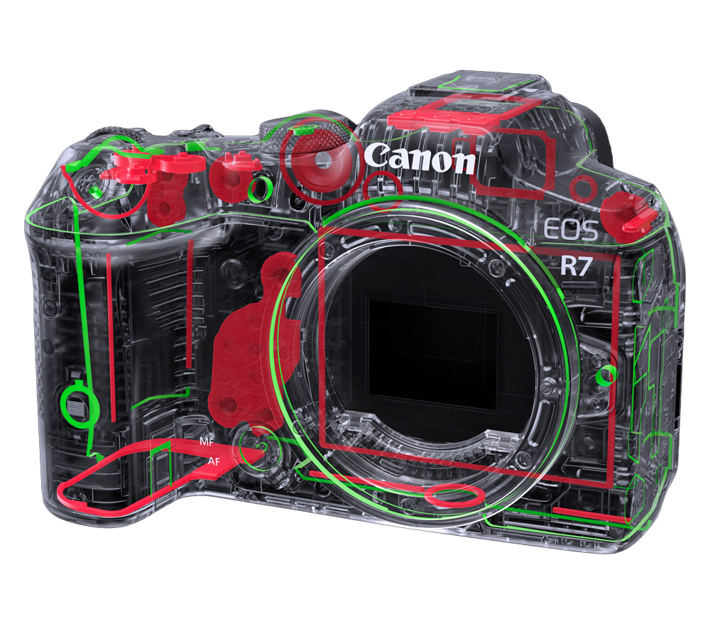 Беззеркальный фотоаппарат Canon EOS R7 Body