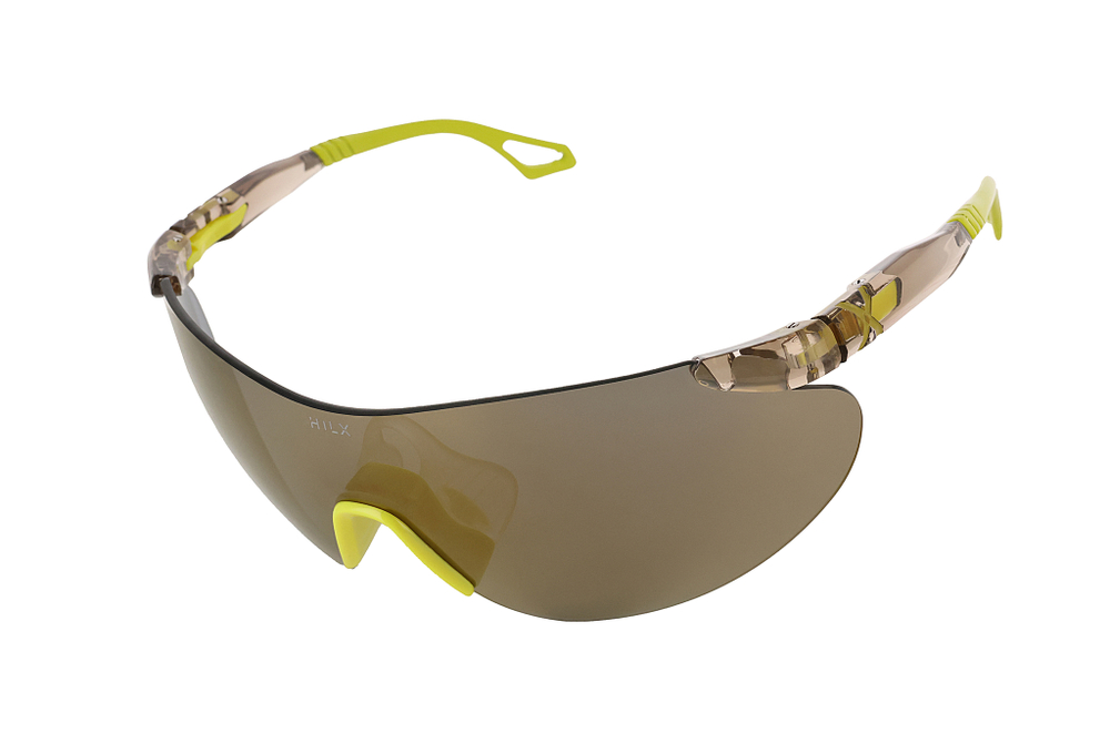 Спортивные очки HILX Domain Shiny Crystal Khaki / Gold Lens