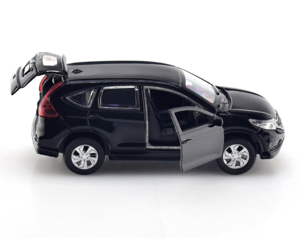 Модель ин. мет. "Honda CR-V" 12см, открыв. двери, черный в коробка CR-V-BK (Технопарк)