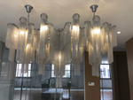 Pendant design lamp Stream by Terzani (Silver)