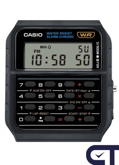 Casio CA-53W-1 — мужские цифровые часы с калькулятором