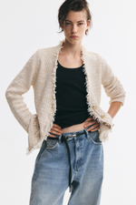 Кардиган с косами и бахромой - H&M