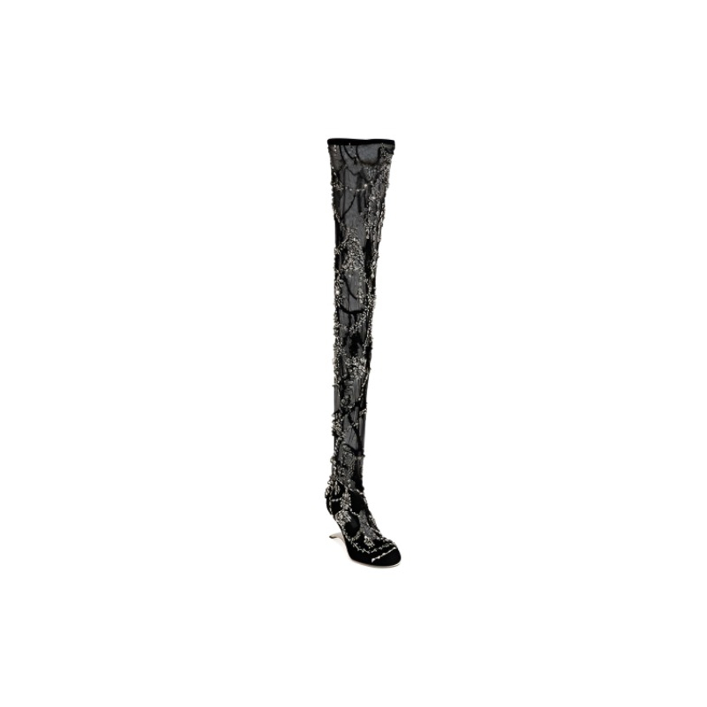 Alexander McQueen Arc Long Shaft Boots Women"s Black
