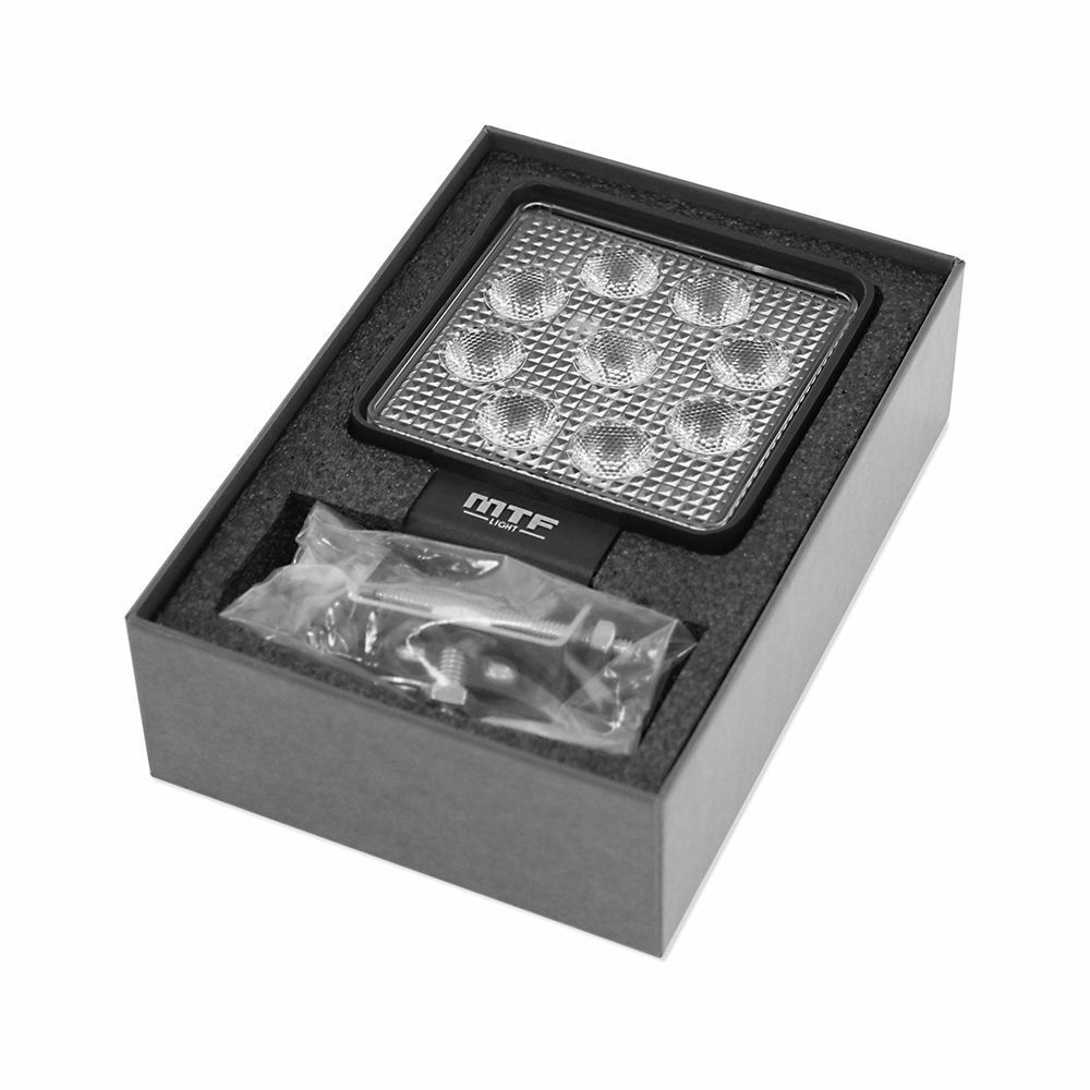 Фонарь светодиодный дополнительного освещения MTF Light PL27K6S 12-60V 3000lm 6000K (1 шт.)