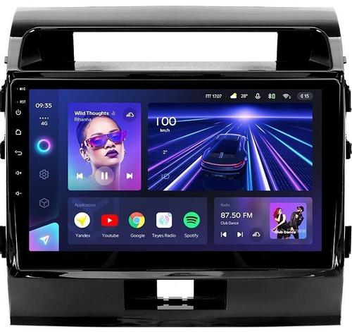 Магнитола для Toyota Land Cruiser 200 2007-2015 (экран климата внизу) - Teyes CC3L на Android 10, CarPlay, 4G SIM-слот