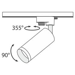 Трековый светильник Technical TR004-1-GU10-G