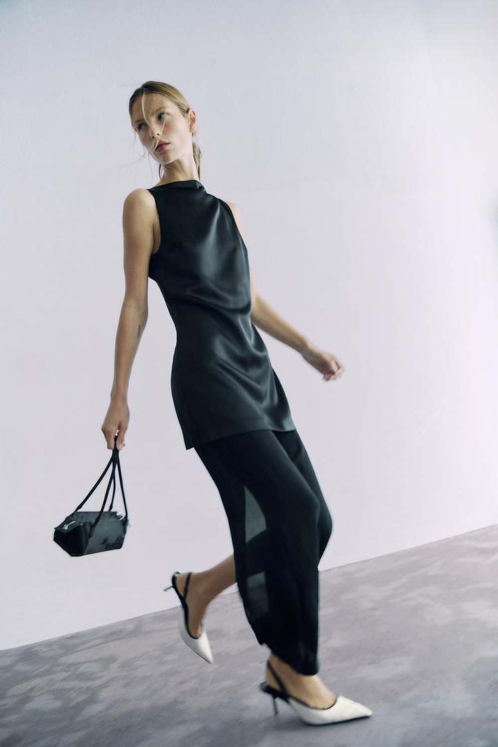 ZARA КОМБИНИРОВАННЫЕ ТУФЛИ-МЮЛИ, РАЗНОЦВЕТНЫЙ