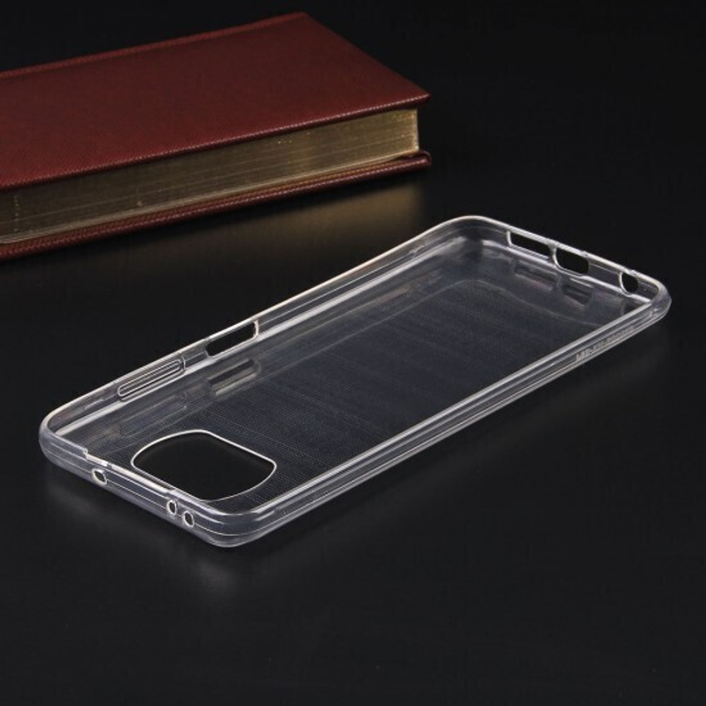 Силиконовый чехол для Xiaomi Poco X3/X3 Pro, 1 мм, 008291-1 Прозрачный