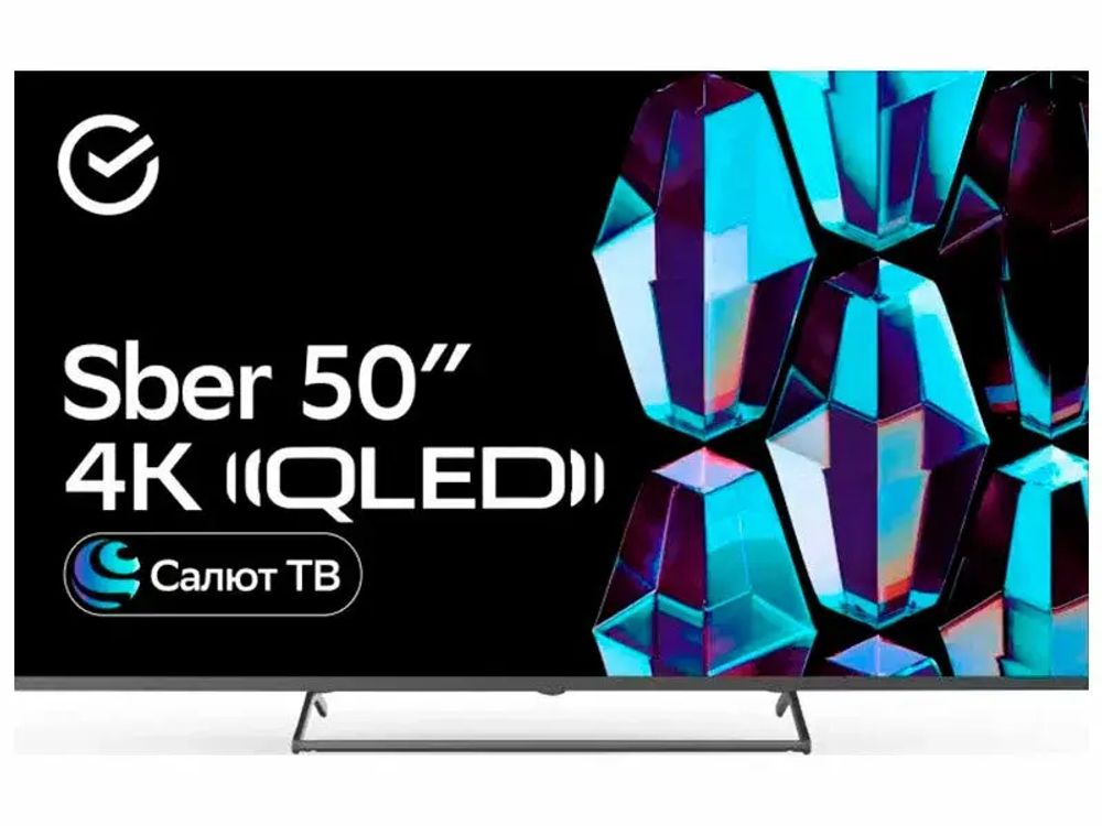 Sber SDX-50UQ5231(UHD Smart,Салют ТВ,metal frameless) Телевизор QLED