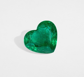 Изумруд, Сердце, 1 шт / 8,36 карат, Замбия