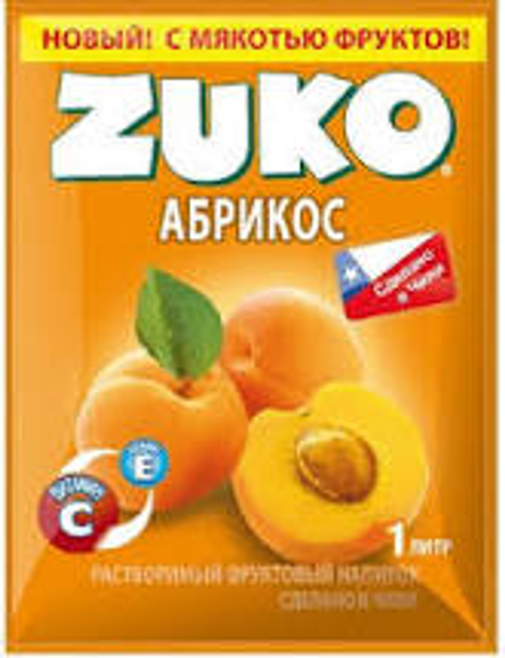 Растворимый напиток ZUKO Абрикос  20г*12шт*8 блоков.