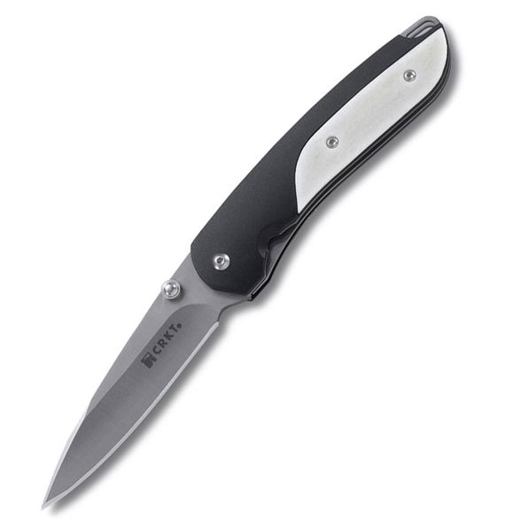 Цена наПолуавтоматический складной нож Delegate EDC, CRKT 1055, сталь 8Cr14MoV, рукоять алюминий/кость
