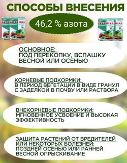 Карбамид, мочевина, удобрение для растений ,1 кг