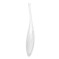 Белый точечный стимулятор 18см Satisfyer Twirling Joy