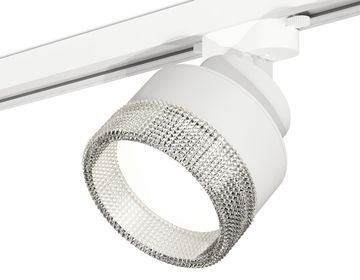 Комплект трекового светильника с композитным хрусталем 1*GX53 XT8101040 SWH/CL белый песок/прозрачный (A2524, A2105, C8101, N8480) Ambrella