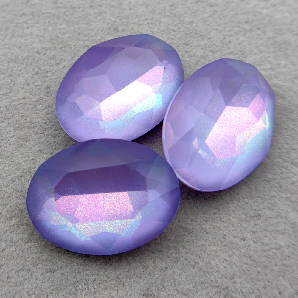 Овал К9, Violet DeLite Glitter