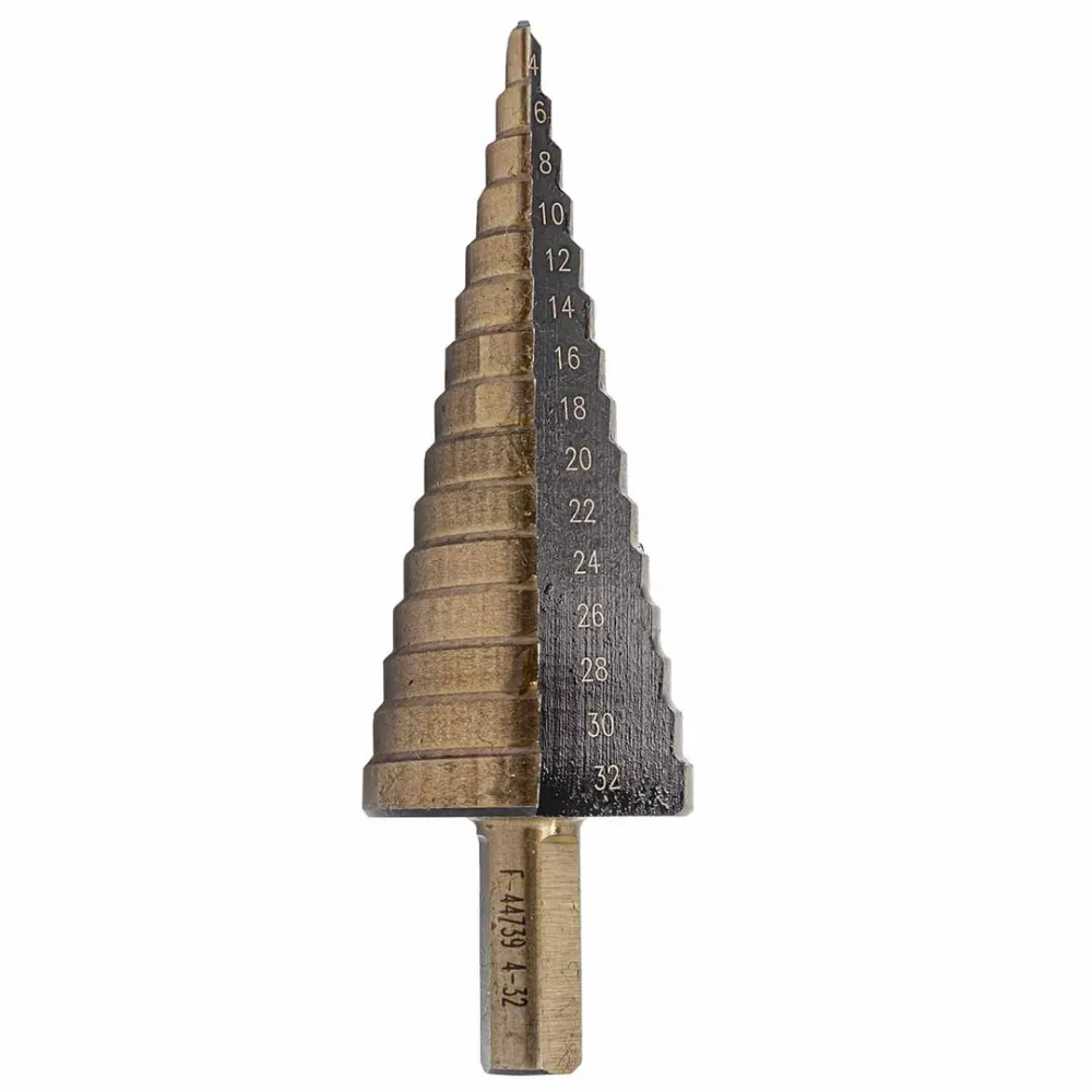 Сверло ступенчатоеHSS4241( 4-32мм)в блистере Forsage F-44739